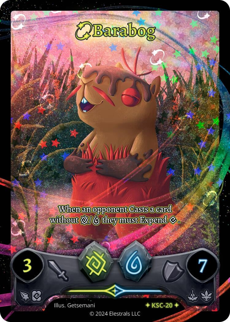 Image for Barabog (Full Art) (Stellar) (KSC-20) (Clash! Promos) - Elestrals