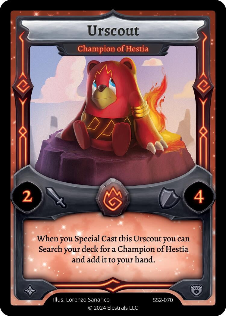 Image for Urscout - Champion of Hestia (SS2-070) (Shattered Stars Chapter 2 [SS2]) - Elestrals