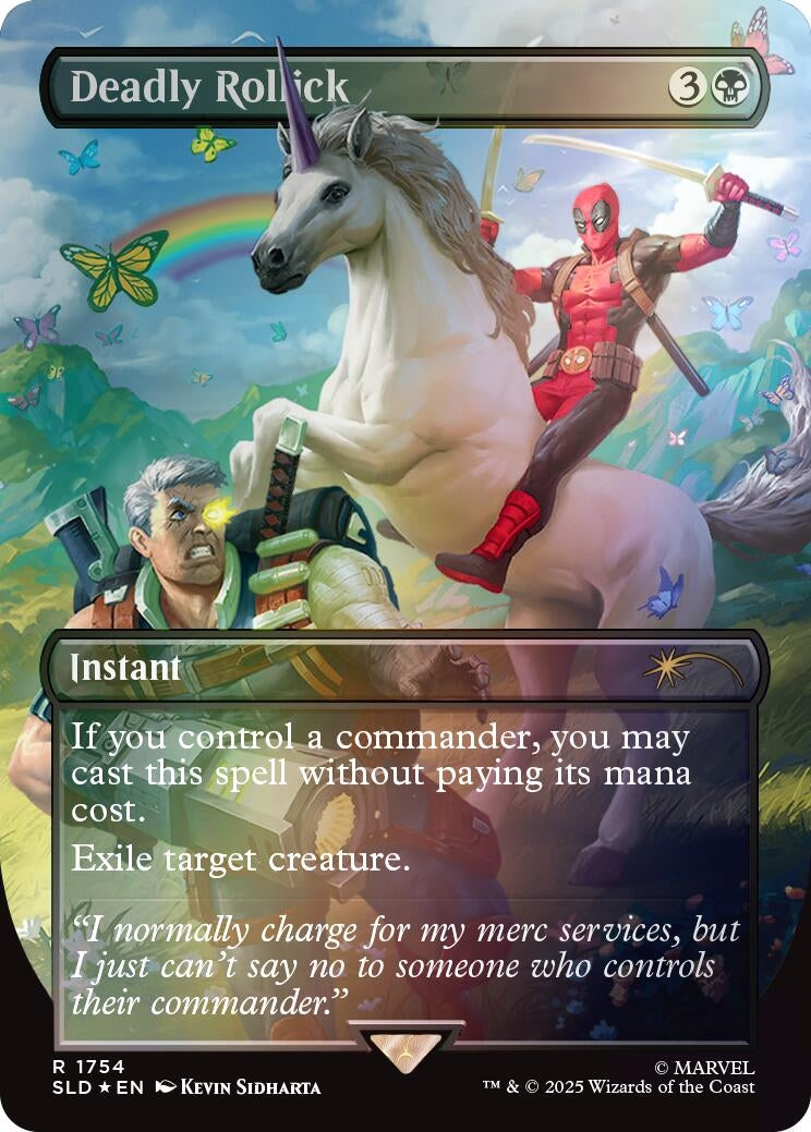 Image for Deadly Rollick (Rainbow Foil) (1754) (Secret Lair Drop Series) - Magic: The Gathering