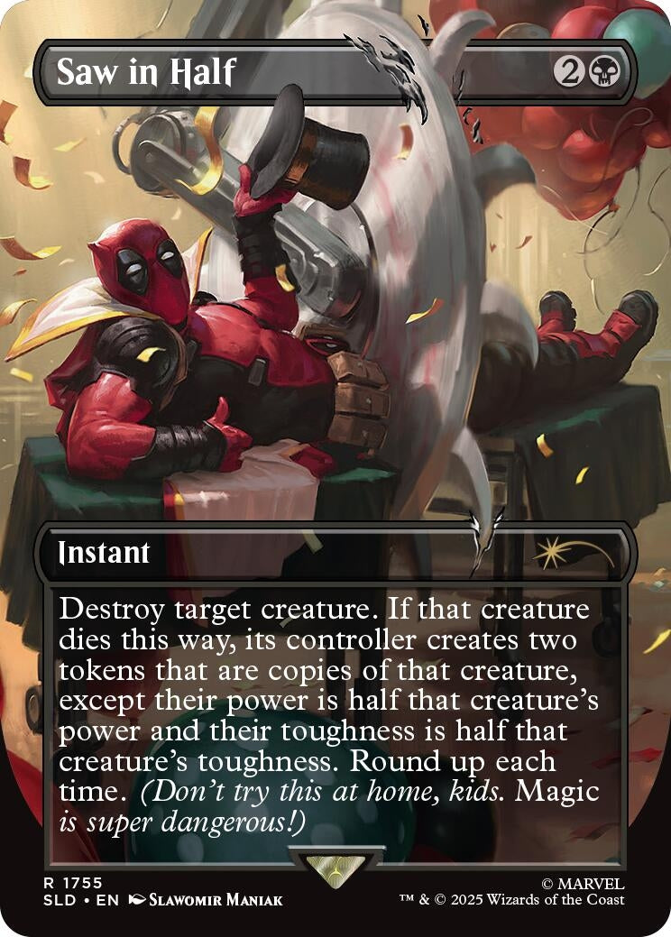 Image for Saw in Half (1755) (Secret Lair Drop Series) - Magic: The Gathering