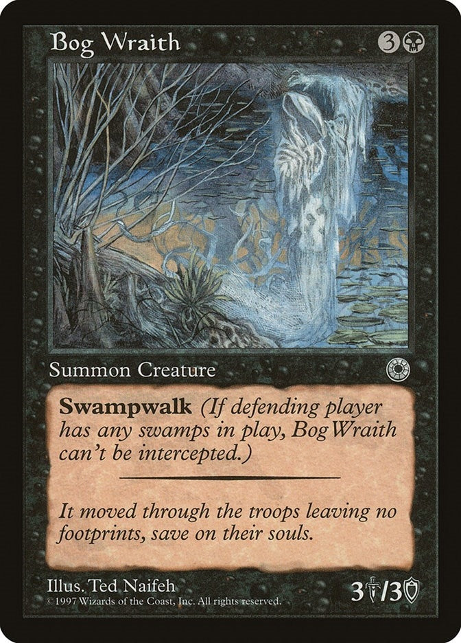Bog Wraith [POR] - MTG Single