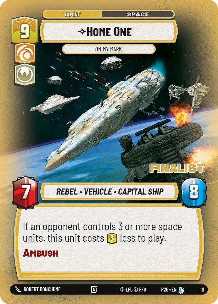 Image for Home One - On My Mark (Finalist) (11) (Organized Play Promos) - Star Wars: Unlimited