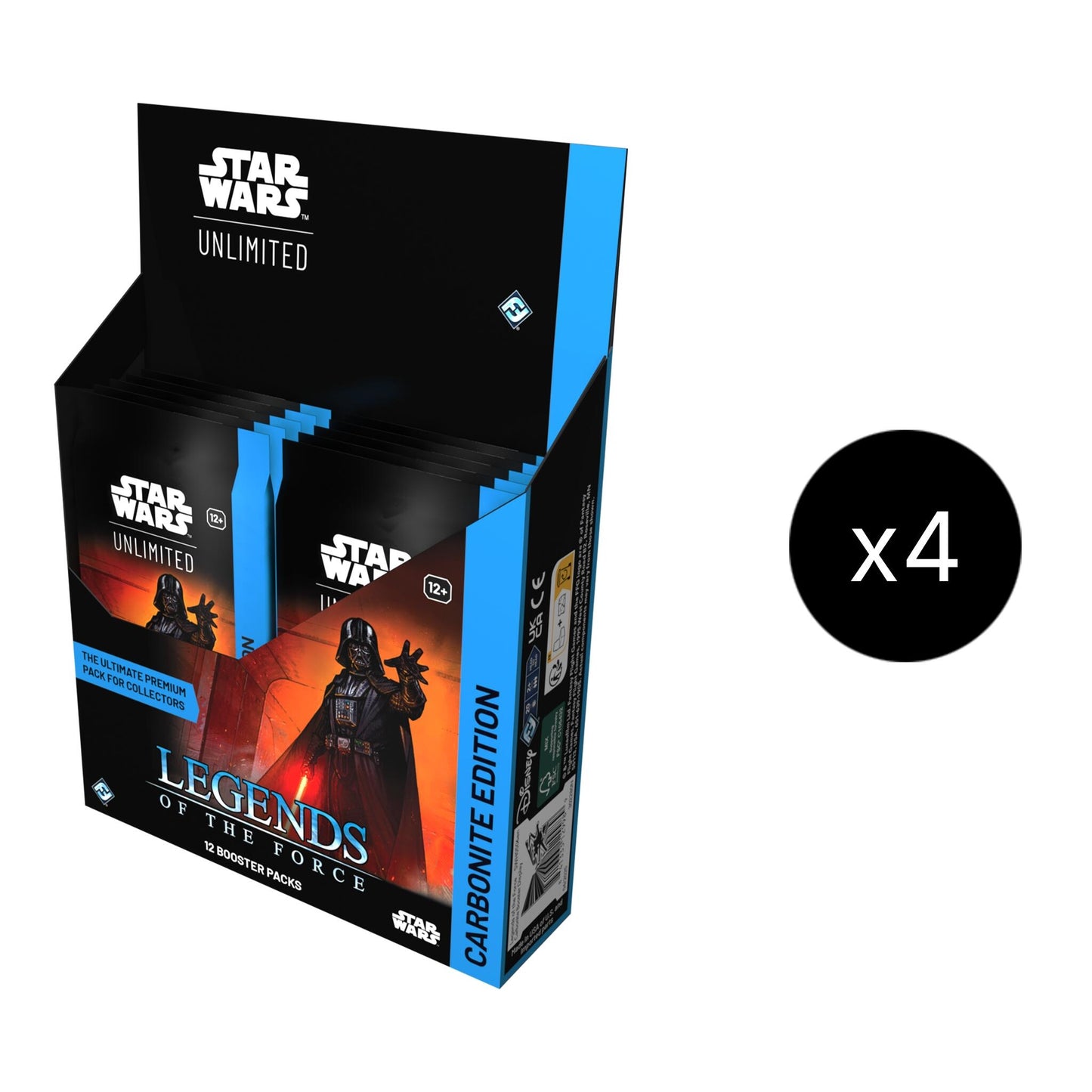 Image for Legends of the Force Carbonite Edition - Booster Case - Star Wars: Unlimited