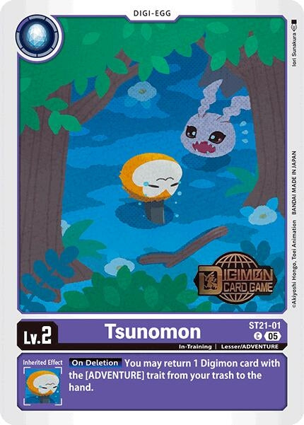 Image for Tsunomon (ST21-01 C) (Starter Deck 21: Hero of Hope Release Event Cards) - Digimon Card Game