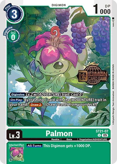 Image for Palmon (ST21-07 U) (Starter Deck 21: Hero of Hope Release Event Cards) - Digimon Card Game