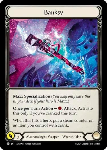 Image for Banksy (AMX002) (Armory Deck: Maxx Nitro) - Flesh and Blood TCG
