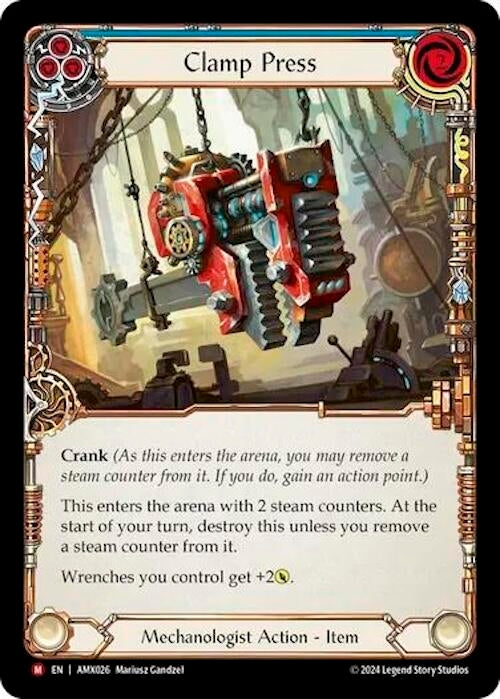 Image for Clamp Press (AMX026) (Armory Deck: Maxx Nitro) - Flesh and Blood TCG