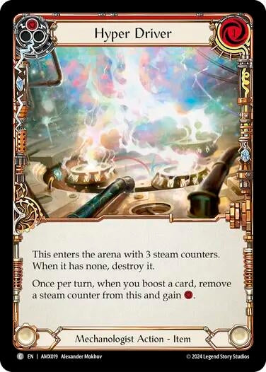 Image for Hyper Driver (Red) (AMX019) (Armory Deck: Maxx Nitro) - Flesh and Blood TCG