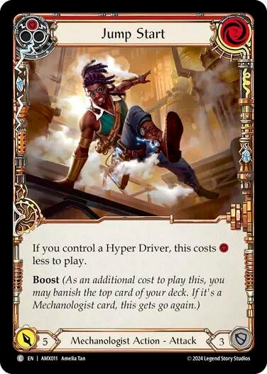 Image for Jump Start (Red) (AMX011) (Armory Deck: Maxx Nitro) - Flesh and Blood TCG