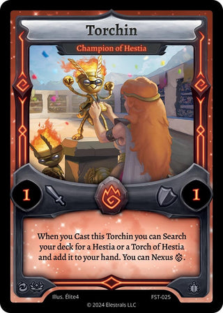 Image for Torchin - Champion of Hestia (FST-025) (Divine Champions: Firestorm) - Elestrals