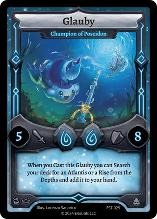 Image for Glauby - Champion of Poseidon (FST-029) (Divine Champions: Firestorm) - Elestrals