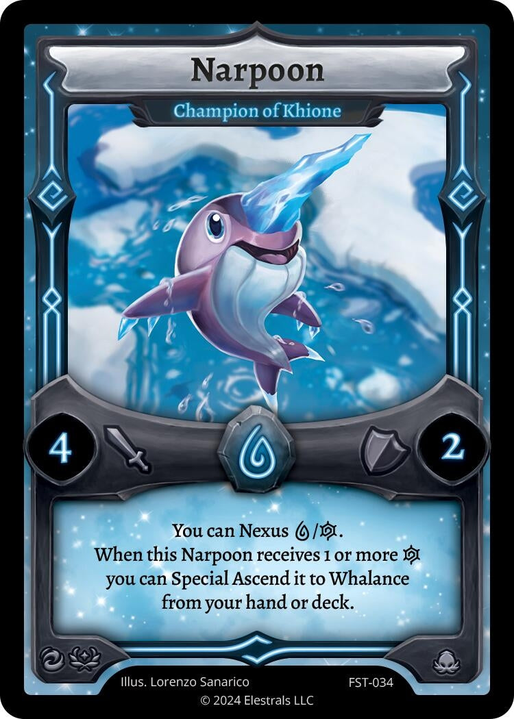 Image for Narpoon - Champion of Khione (FST-034) (Divine Champions: Firestorm) - Elestrals