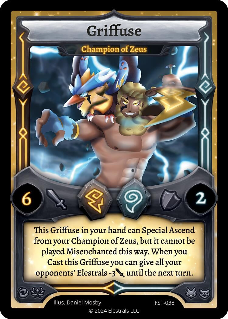 Image for Griffuse - Champion of Zeus (FST-038) (Divine Champions: Firestorm) - Elestrals