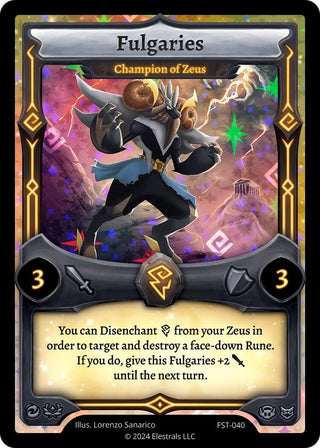 Image for Fulgaries - Champion of Zeus (FST-040) (Divine Champions: Firestorm) - Elestrals