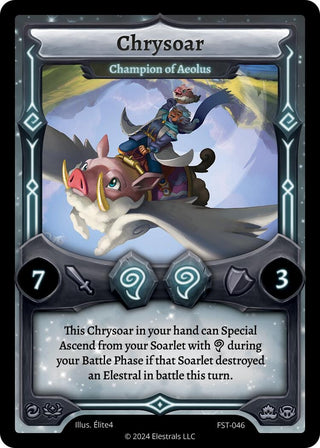 Image for Chrysoar - Champion of Aeolus (FST-046) (Divine Champions: Firestorm) - Elestrals