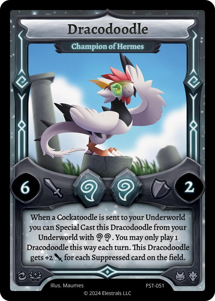 Image for Dracodoodle - Champion of Hermes (FST-051) (Divine Champions: Firestorm) - Elestrals