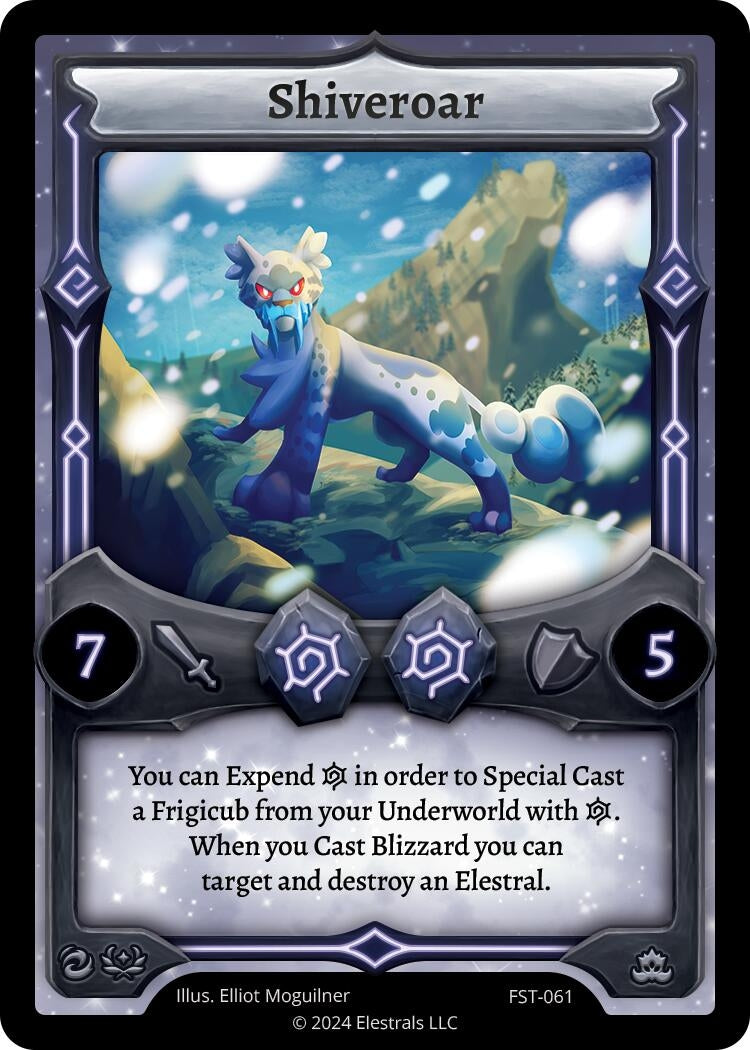 Image for Shiveroar (FST-061) (Divine Champions: Firestorm) - Elestrals