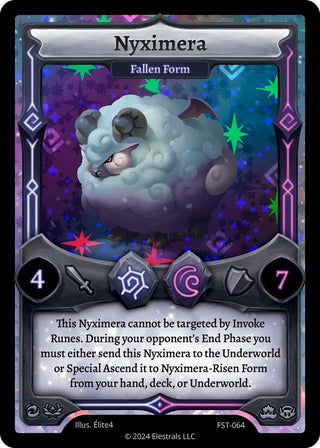 Image for Nyximera - Fallen Form (FST-064) (Divine Champions: Firestorm) - Elestrals