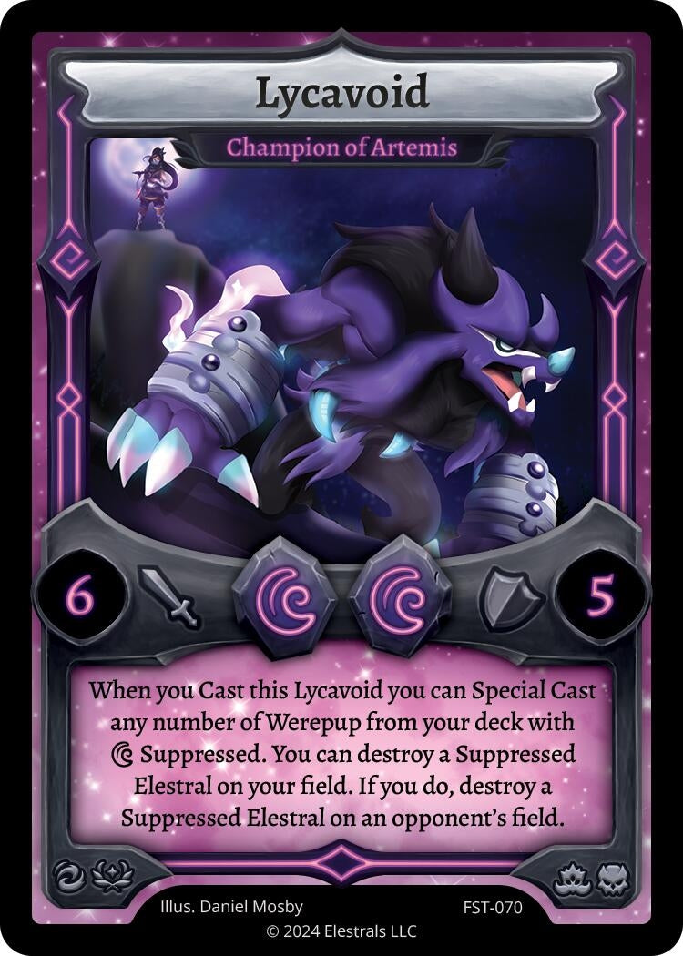 Image for Lycavoid - Champion of Artemis (FST-070) (Divine Champions: Firestorm) - Elestrals