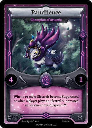 Image for Pandilence - Champion of Artemis (FST-071) (Divine Champions: Firestorm) - Elestrals