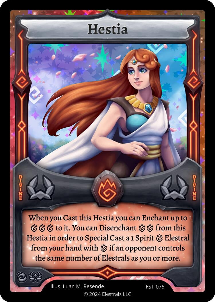 Image for Hestia (FST-075) (Divine Champions: Firestorm) - Elestrals