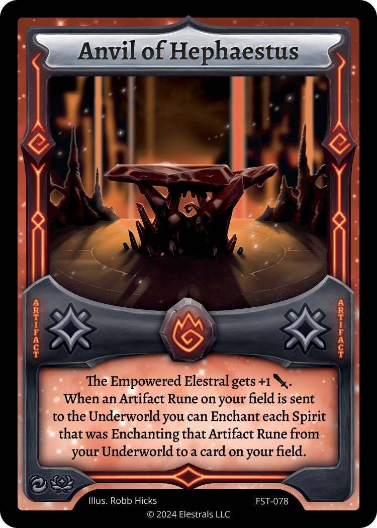 Image for Anvil of Hephaestus (FST-078) (Divine Champions: Firestorm) - Elestrals