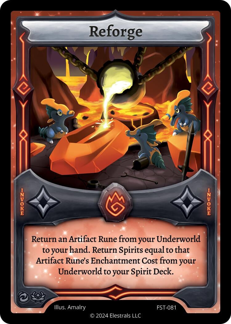 Image for Reforge (FST-081) (Divine Champions: Firestorm) - Elestrals