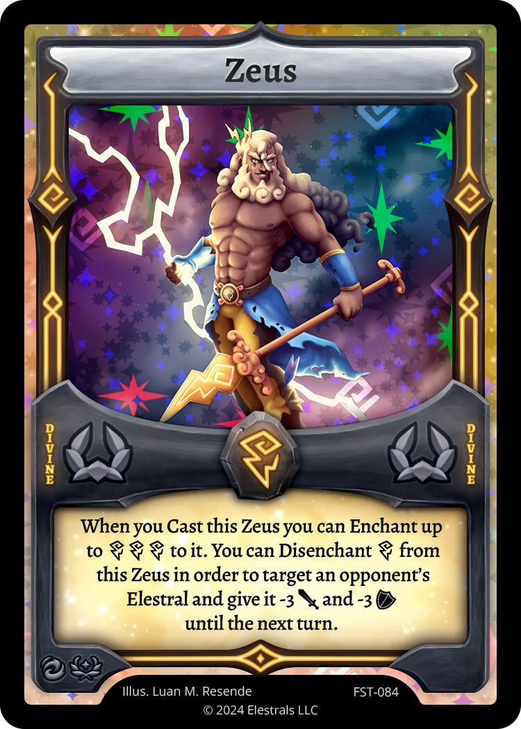 Image for Zeus (FST-084) (Divine Champions: Firestorm) - Elestrals