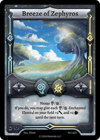 Image for Breeze of Zephyros (FST-093) (Divine Champions: Firestorm) - Elestrals