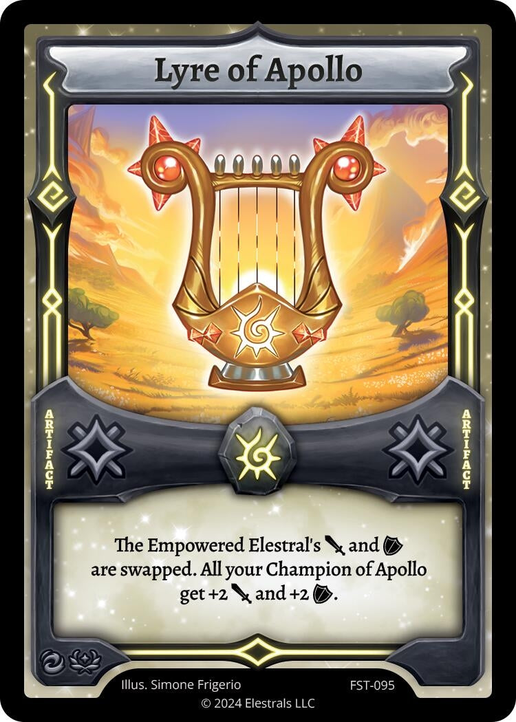 Image for Lyre of Apollo (FST-095) (Divine Champions: Firestorm) - Elestrals