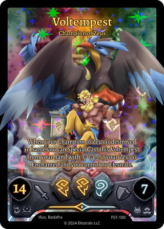 Image for Voltempest - Champion of Zeus (Full Art) (FST-100) (Divine Champions: Firestorm) - Elestrals