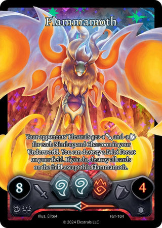 Image for Flammamoth (Full Art) (FST-104) (Divine Champions: Firestorm) - Elestrals