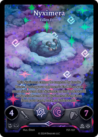 Image for Nyximera - Fallen Form (Full Art) (FST-107) (Divine Champions: Firestorm) - Elestrals
