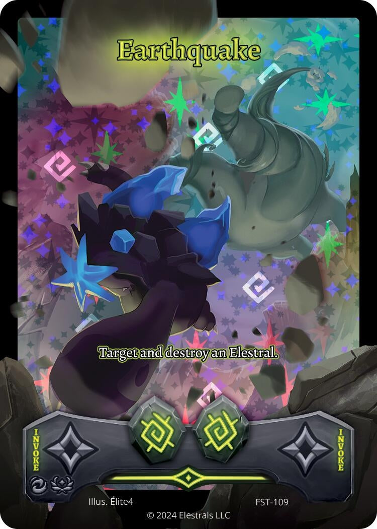 Image for Earthquake (Full Art) (FST-109) (Divine Champions: Firestorm) - Elestrals