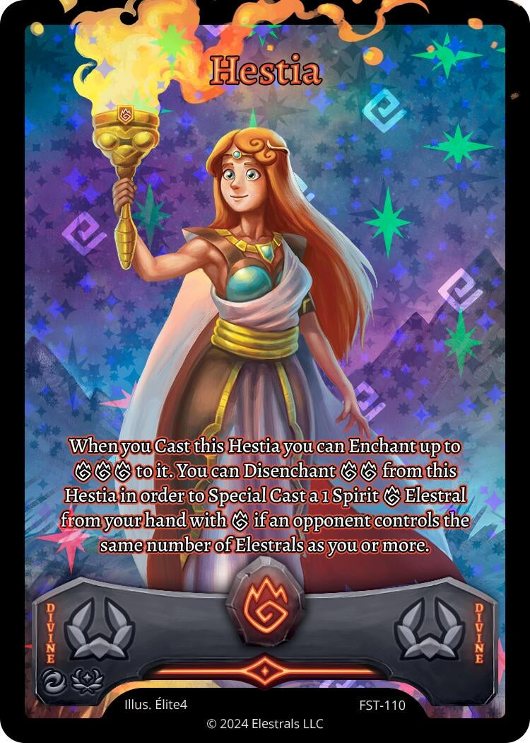 Image for Hestia (Full Art) (FST-110) (Divine Champions: Firestorm) - Elestrals