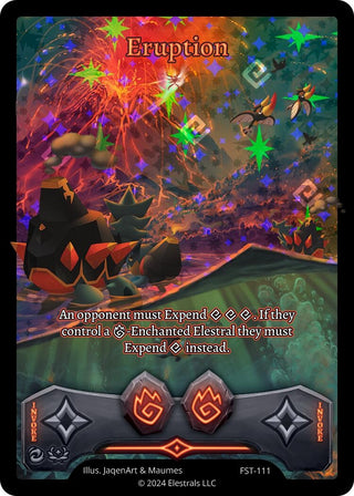 Image for Eruption (Full Art) (FST-111) (Divine Champions: Firestorm) - Elestrals