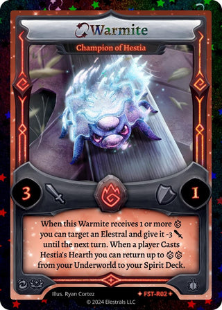 Image for Warmite - Champion of Hestia (Stellar) (FST-R02) (Divine Champions: Firestorm) - Elestrals