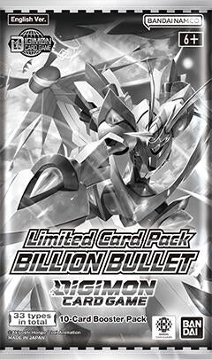 Image for Limited Card Pack -Billion Bullet- (Sealed Promotional Bundle) - Digimon Card Game