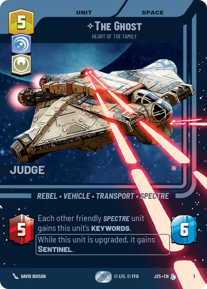 Image for The Ghost - Heart of the Family (1) (Judge Promos) - Star Wars: Unlimited