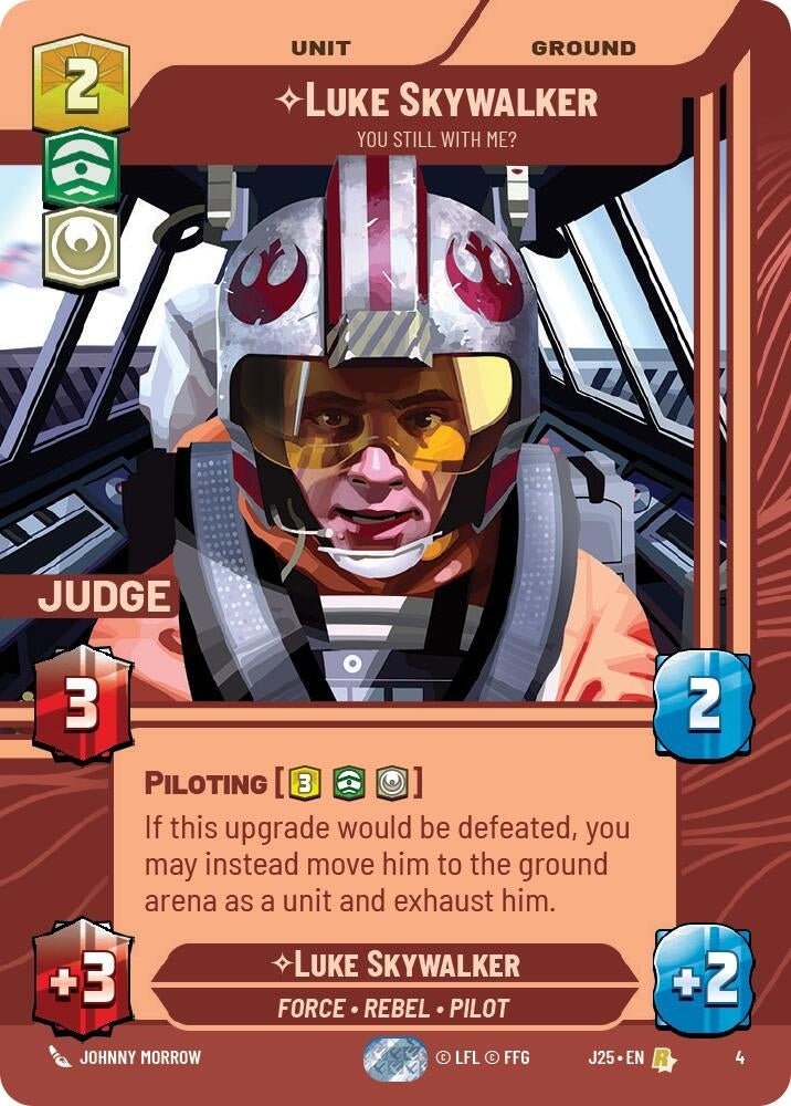 Image for Luke Skywalker - You Still With Me? (4) (Judge Promos) - Star Wars: Unlimited