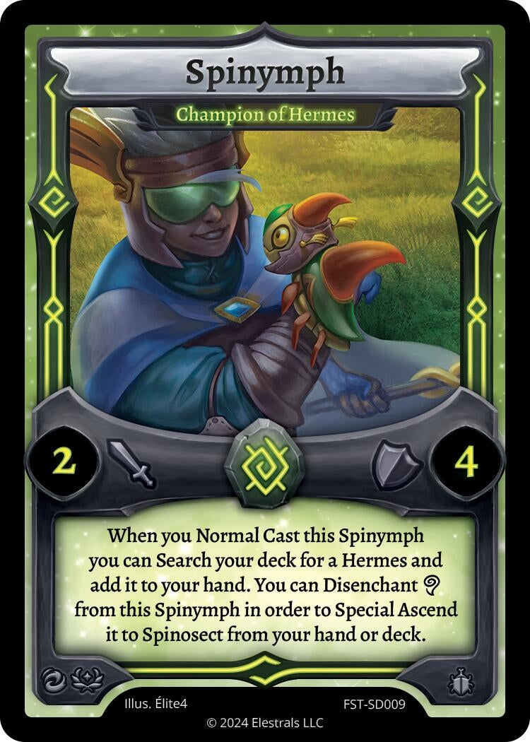 Image for Spinymph - Champion of Hermes (FST-SD009) (Divine Champions: Firestorm Starter Decks) - Elestrals