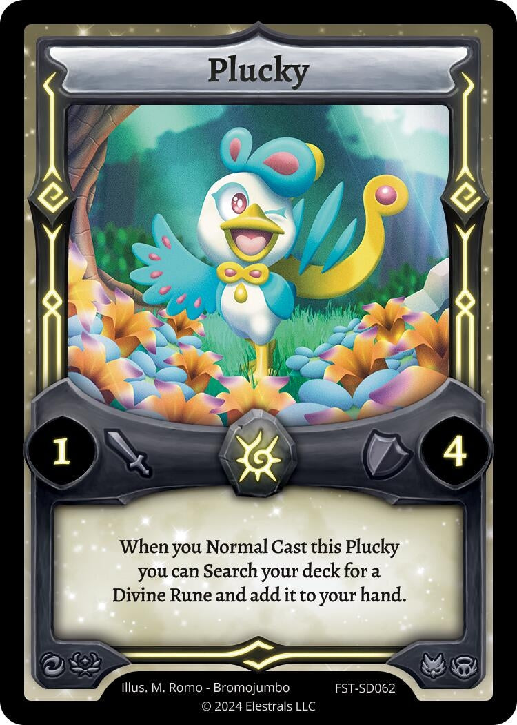 Image for Plucky (FST-SD062) (Divine Champions: Firestorm Starter Decks) - Elestrals