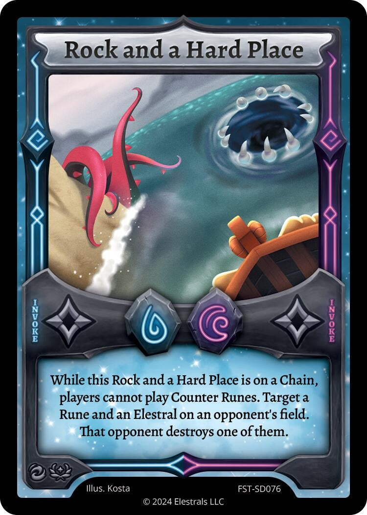 Image for Rock and a Hard Place (FST-SD076) (Divine Champions: Firestorm Starter Decks) - Elestrals