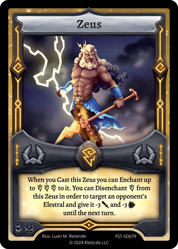 Image for Zeus (FST-SD079) (Divine Champions: Firestorm Starter Decks) - Elestrals