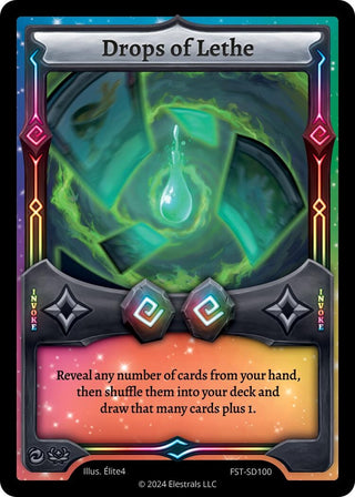 Image for Drops of Lethe (FST-SD100) (Divine Champions: Firestorm Starter Decks) - Elestrals