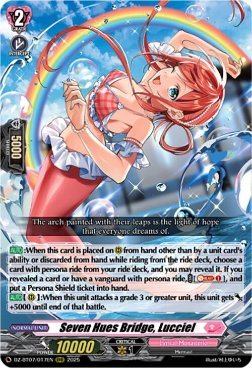 Image for Seven Hues Bridge, Lucciel (DZ-BT07/017EN) [DZ-BT07: Moon Fangs & Cerulean Blaze] - Cardfight Vanguard