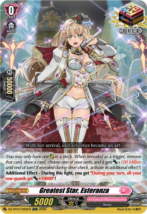Image for Greatest Star, Esteranza (DZ-BT07/025EN) [DZ-BT07: Moon Fangs & Cerulean Blaze] - Cardfight Vanguard