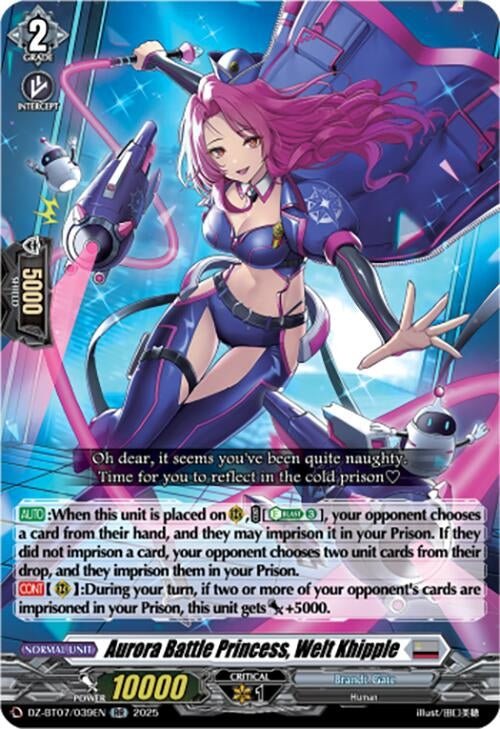 Image for Aurora Battle Princess, Welt Khipple (DZ-BT07/039EN) [DZ-BT07: Moon Fangs & Cerulean Blaze] - Cardfight Vanguard