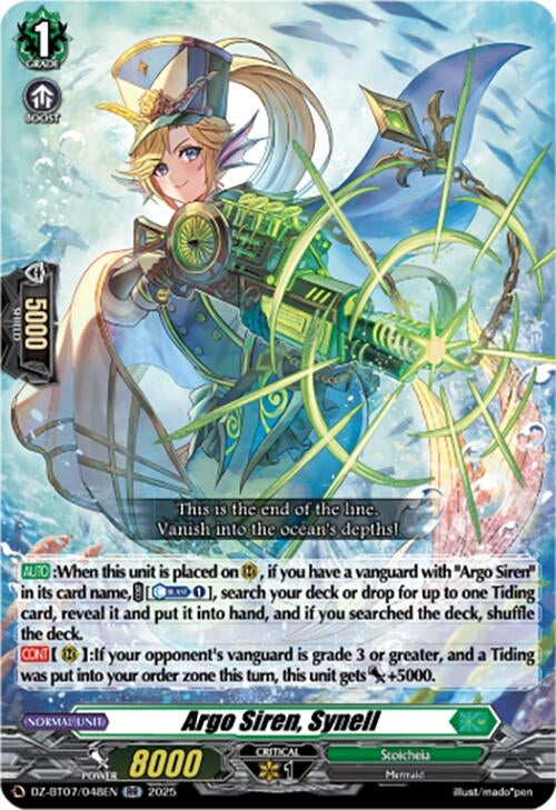 Image for Argo Siren, Synell (DZ-BT07/048EN) [DZ-BT07: Moon Fangs & Cerulean Blaze] - Cardfight Vanguard