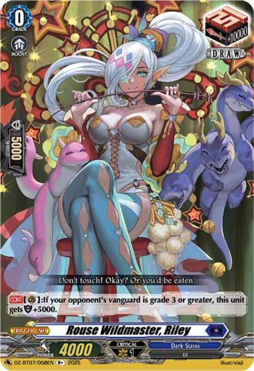 Image for Rouse Wildmaster, Riley (DZ-BT07/058EN) [DZ-BT07: Moon Fangs & Cerulean Blaze] - Cardfight Vanguard